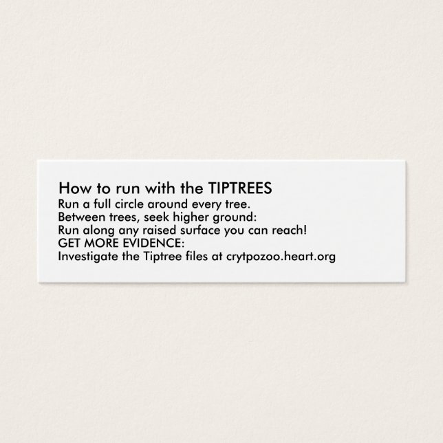 TIPTREESの使走い方 (正面)