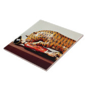 Tipuのトラ、c.1790 (木) タイル (側面)