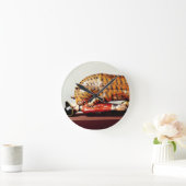 Tipuのトラ、c.1790 (木) ラウンド壁時計 (ホーム)