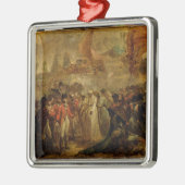 Tipu Sahib (1749-の2人の息子の降伏 メタルオーナメント (左)