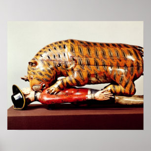 Tipu's Tiger, c.1790 (木) ポスター
