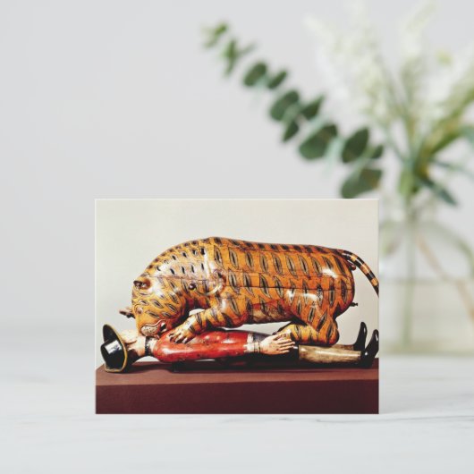Tipu's Tiger, c.1790 （木） ポストカード (スタンド正面)