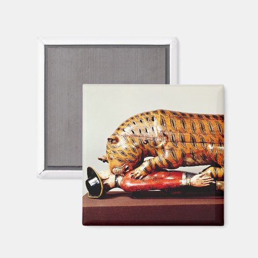 Tipu's Tiger, c.1790 （木） マグネット (正面/裏面)