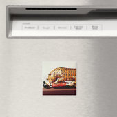 Tipu's Tiger, c.1790 （木） マグネット (インサイチュ (食洗機))