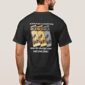 TÍRのデザインのスタジオPlan01のTシャツ Tシャツ (裏面)