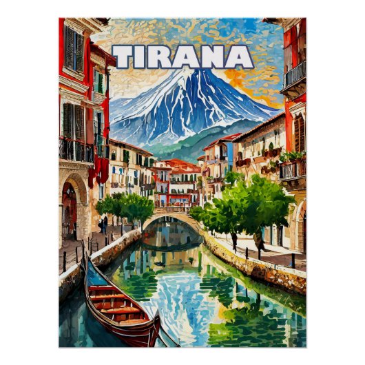 Tirana s'épanouit, joyau des Balkans ポスター (正面)