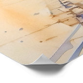 Tirana Street Bohemian Art Poster ポスター (角)