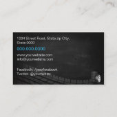 Tire / Auto Repair 名刺 (裏面)