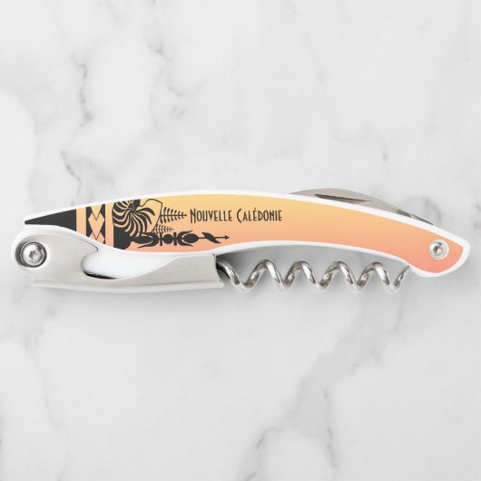 Tire-bouchon Tire-bouchon. motif tribal ソムリエナイフ (正面)