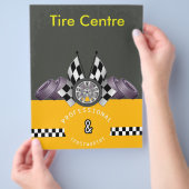 Tire Centre Flyer チラシ (手)