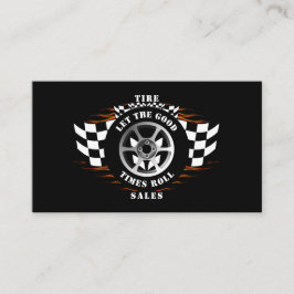 Tire Sales Store Mechanic Car Sales Parts Service  名刺