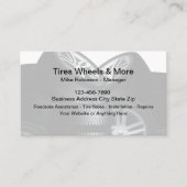 Tire Services車の名刺 名刺 (正面)