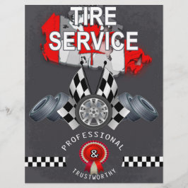 Tire Services Flyer チラシ