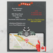 Tire Services Flyer チラシ (裏面)