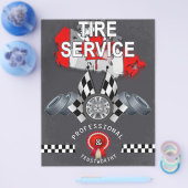 Tire Services Flyer チラシ (シングル)