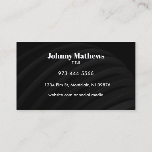 Tire Shop Slogans名刺 名刺 (裏面)