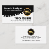 Tire Tread Layer Moving Truck 名刺 (正面/裏面)