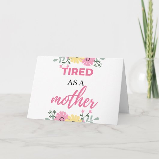 Tired As A Mother black カード (正面)