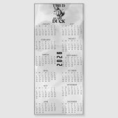 TIRED As DUCK 2026 ブラックダックカレンダー (正面)