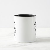 TIRED DADS CLUB" Skull Mug | Funny Father's Day C マグカップ (中央)