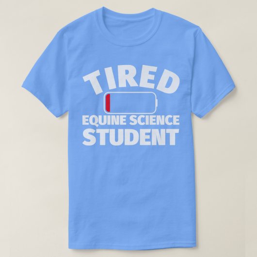 Tired Equine Science student Premium Tシャツ (デザイン正面)