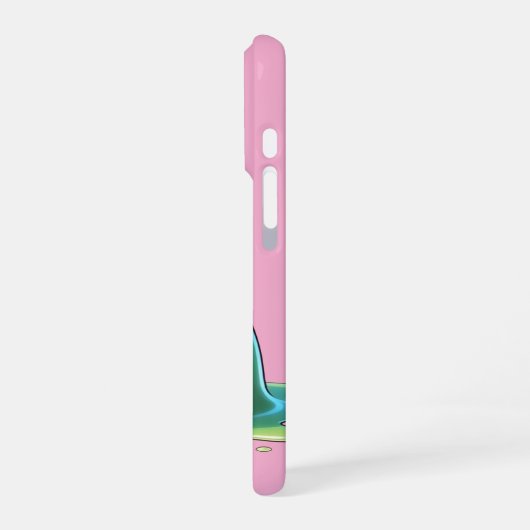 Tired Melted Frog Cute Phone Case Design iPhoneケース (左側面)
