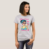 Tired Moms Club • 笑えるママユーモア レトロサマー Tシャツ (正面フル)