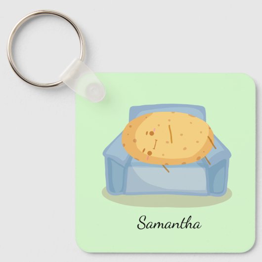 Tired Potato キーホルダー (正面)