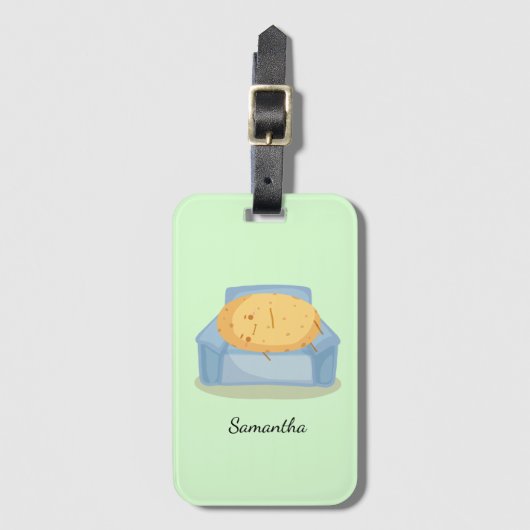 Tired Potato ラゲッジタグ (正面縦)