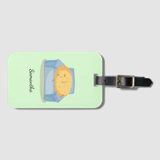 Tired Potato ラゲッジタグ (正面横)