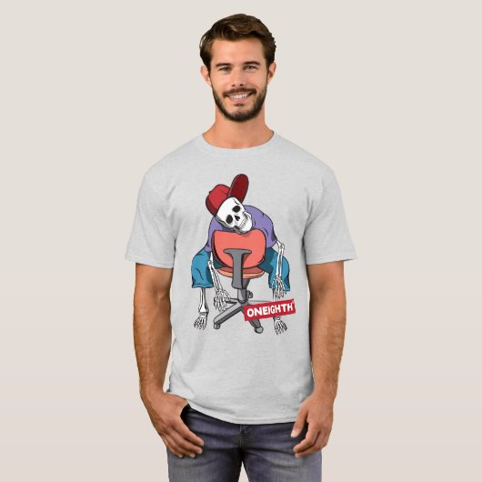 Tired skull.　ONEIGHTH Tokyo Original Tシャツ (正面フル)