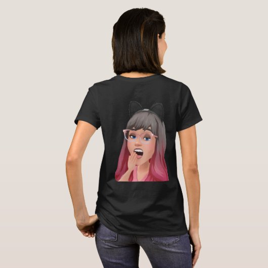 Tired-sleepy Lotus Tシャツ (裏面フル)