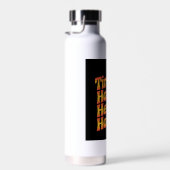 Tires Hot Heart Hotter Retro Flames ウォーターボトル (右面)