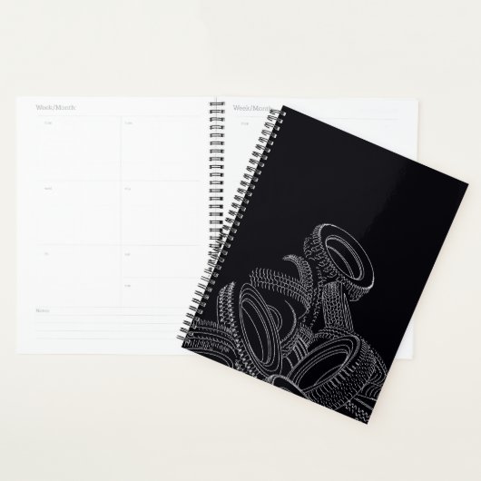 Tires Planner Calendar Notebook プランナー手帳 (ディスプレー)