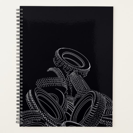 Tires Planner Calendar Notebook プランナー手帳 (正面)