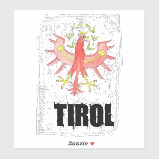 Tirol Aquarell Österreich Geschenksidee シール (シート)