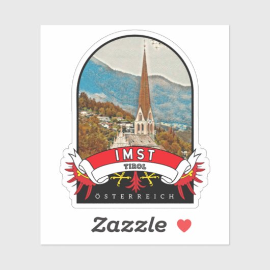 Tirol Imst Österreich Souvenir シール (シート)