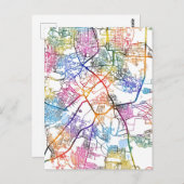 Tiruchirappalli Tamil Nadu City Map ポストカード (正面/裏面)