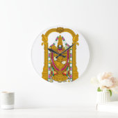Tirupati Balaji Clock & Home Wall Decor ラージ壁時計 (ホーム)
