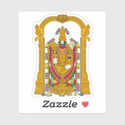 Tirupati Balaji Stickers for Daily Use シール (シート)