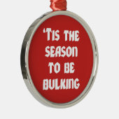 Tisかさ張る季節-おもしろいなクリスマス メタルオーナメント (右)