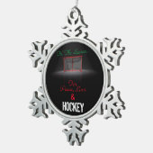 TISの季節 スノーフレークピューターオーナメント (右)