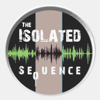 TISロゴカラー透明 ラウンドシール