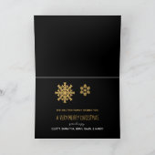 Tis季節のクリスマスの休日の挨拶状 シーズンカード (内部)