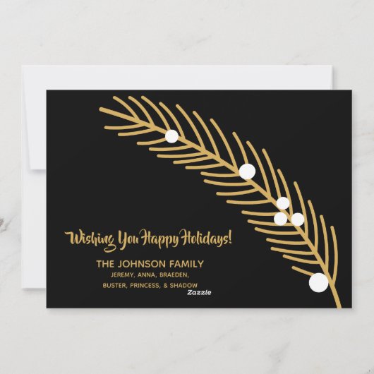 Tis季節の休日の写真カード シーズンカード