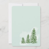 Tis季節の冬休みのパーティの招待状 招待状 (裏面)