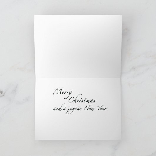 "Tis季節"のAiredale犬の芸術のクリスマスカード シーズンカード (内部)