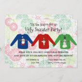 Tis醜いセーターのパーティの招待状のための季節 招待状 (正面/裏面)