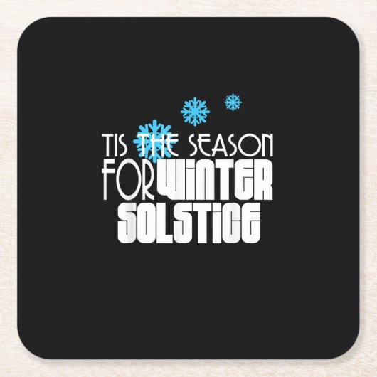 Tis Season For Funny Tamales Creative Style スクエアペーパーコースター (正面)