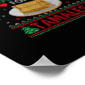 Tis Season For Tamales Funny Christmas Food ポスター (角)